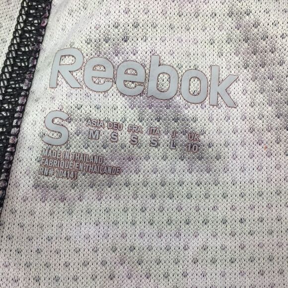 Reebok Speedwalk Running Shorts Purple lavender graphic print women’s size Small - Picture 6 of 11